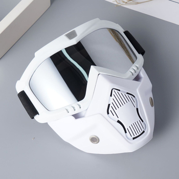 Motociklų ir bekelei važiavimui akinės – PC medžiaga, pilnas rėmas, keičiami lęšiai, modelis O37D, Unisex