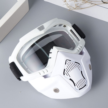 Motociklų ir bekelei važiavimui akinės – PC medžiaga, pilnas rėmas, keičiami lęšiai, modelis O37D, Unisex