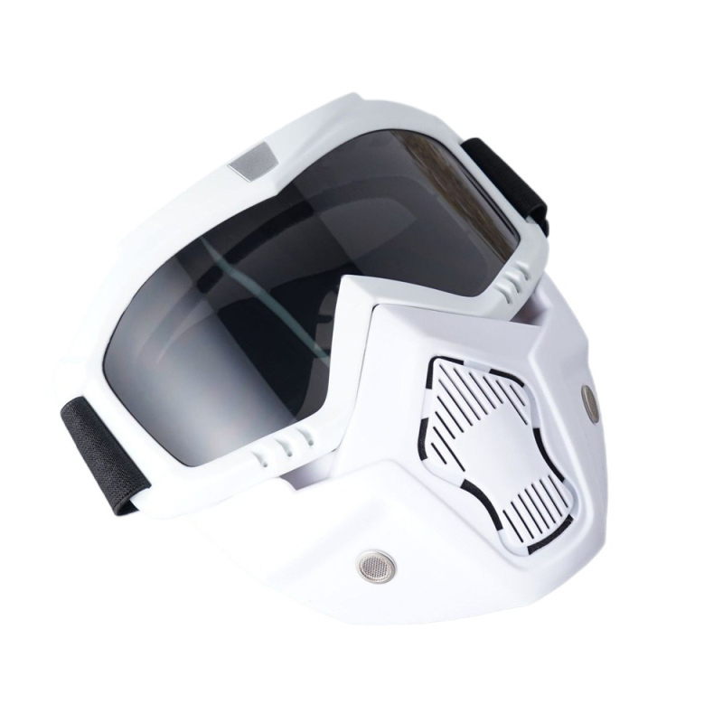 Motociklų ir bekelei važiavimui akinės – PC medžiaga, pilnas rėmas, keičiami lęšiai, modelis O37D, Unisex