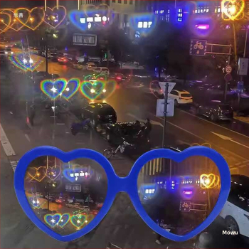 Сърцевидни очила - забавен подарък за момичета, гаджета и най-добри приятелки; Бранд: Youjian strength factory; Материал: 6902755; Стил: General; Категория на продукта: Venue layout props