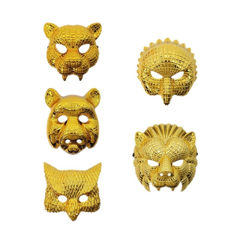 Μάσκα από πλαστικό με θέμα λέοντα, DIY διακοσμητικό για Χάλογουιν και Καρναβάλι