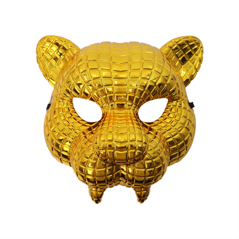 Μάσκα από πλαστικό με θέμα λέοντα, DIY διακοσμητικό για Χάλογουιν και Καρναβάλι