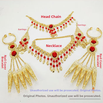 DIY Αξεσουάρ Κοσμημάτων για Όριεντάλ Χορό – Κράμα, Ηλεκτροπλατίωση, Εξωτικό Καλλιτεχνικό Ρετρό Στυλ