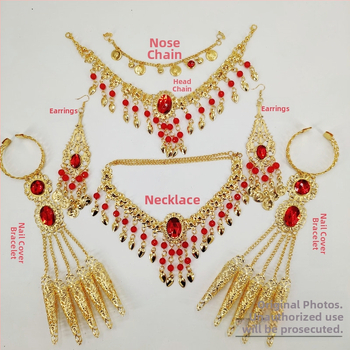 DIY Αξεσουάρ Κοσμημάτων για Όριεντάλ Χορό – Κράμα, Ηλεκτροπλατίωση, Εξωτικό Καλλιτεχνικό Ρετρό Στυλ