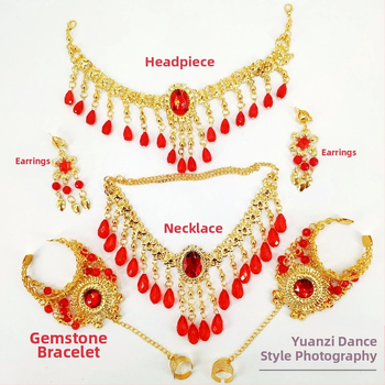 DIY Αξεσουάρ Κοσμημάτων για Όριεντάλ Χορό – Κράμα, Ηλεκτροπλατίωση, Εξωτικό Καλλιτεχνικό Ρετρό Στυλ