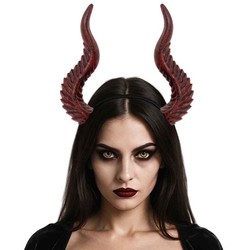 Čelenka s demonim rogovima za cosplay - DIY sklapanje, RP materijal, promjena oblika