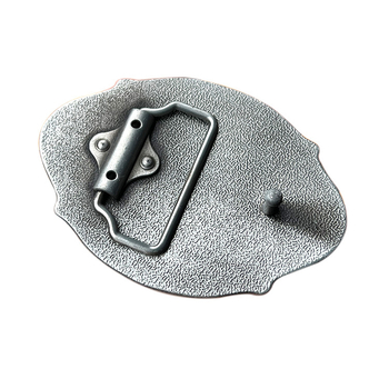 Σε απόθεμα: αγκράφα ζώνης από κράμα ψευδαργύρου, Δυτικό στυλ, unisex, λεία πλακέ αγκράφα