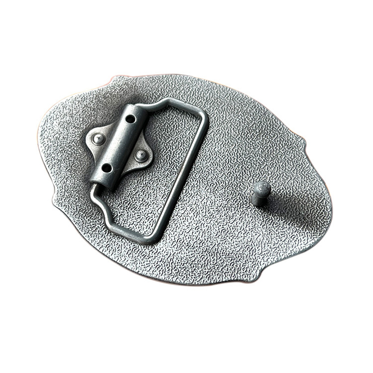 Σε απόθεμα: αγκράφα ζώνης από κράμα ψευδαργύρου, Δυτικό στυλ, unisex, λεία πλακέ αγκράφα