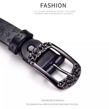 Ženski kaiš od umjetne kože, kopča od legure, kopčanje s iglom, poslovni/višenamjenski/visoke kvalitete stil, ljeto 2024