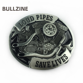 BULLZINE αγκράφα ζώνης από κράμα ψευδάργύρου – δυτικό καουμπόι στυλ, λεία αγκράφα – καλοκαίρι 2020, επικάλυψη κασσίτερου αντίκα