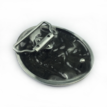 BULLZINE αγκράφα ζώνης από κράμα ψευδάργύρου – δυτικό καουμπόι στυλ, λεία αγκράφα – καλοκαίρι 2020, επικάλυψη κασσίτερου αντίκα