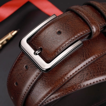 Muški kožni kaiš s kopčom od legure i pin kopčom, retro stil, širina 2–4 cm, originalni dizajn, ljetno izdanje 2023