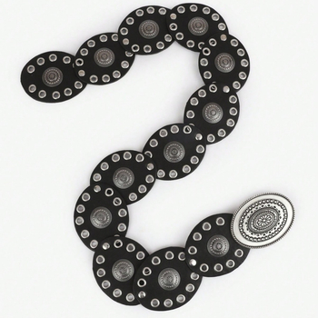 Ζώνη από κράμα, εθνοτικό στυλ, φινίρισμα με dripping oil, προέλευση Jinhua, άνοιξη 2024