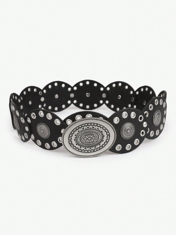 Pojas od legure, etnički stil, završni premaz ulja kapljicama, podrijetlo Jinhua, proljeće 2024