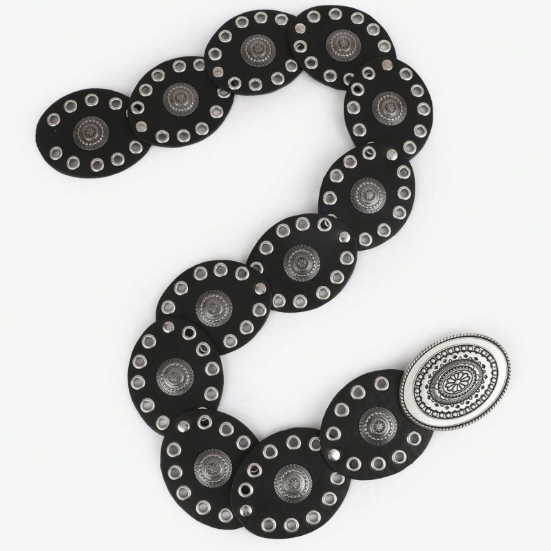 Pojas od legure, etnički stil, završni premaz ulja kapljicama, podrijetlo Jinhua, proljeće 2024