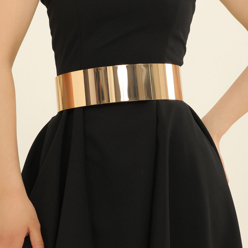 Lanț de talie din metal, aspect minimalist, cu cerc simplu, potrivit pentru unisex, pentru tineri