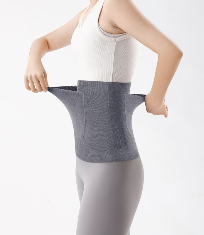 Šildanti juosta juosmeni, Derong medžiaga, dviejų kišenių dizainas, suaugusiems, juosmens apsauga