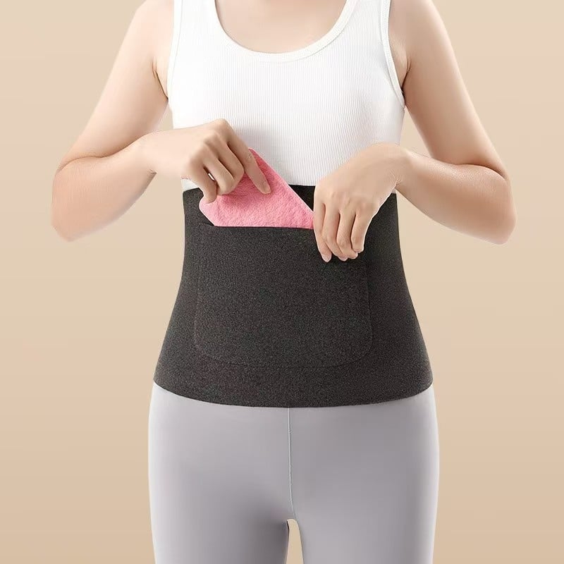 Šildanti juosta juosmeni, Derong medžiaga, dviejų kišenių dizainas, suaugusiems, juosmens apsauga