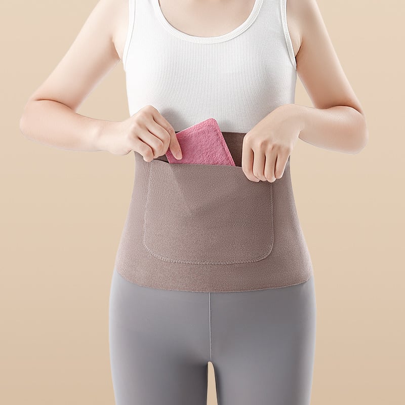 Šildanti juosta juosmeni, Derong medžiaga, dviejų kišenių dizainas, suaugusiems, juosmens apsauga