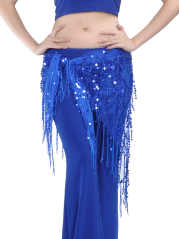 Облекло за Belly dance с ресни и пайети, мрежест нейлон 100%, подплата: нейлон 100%, унисекс за възрастни