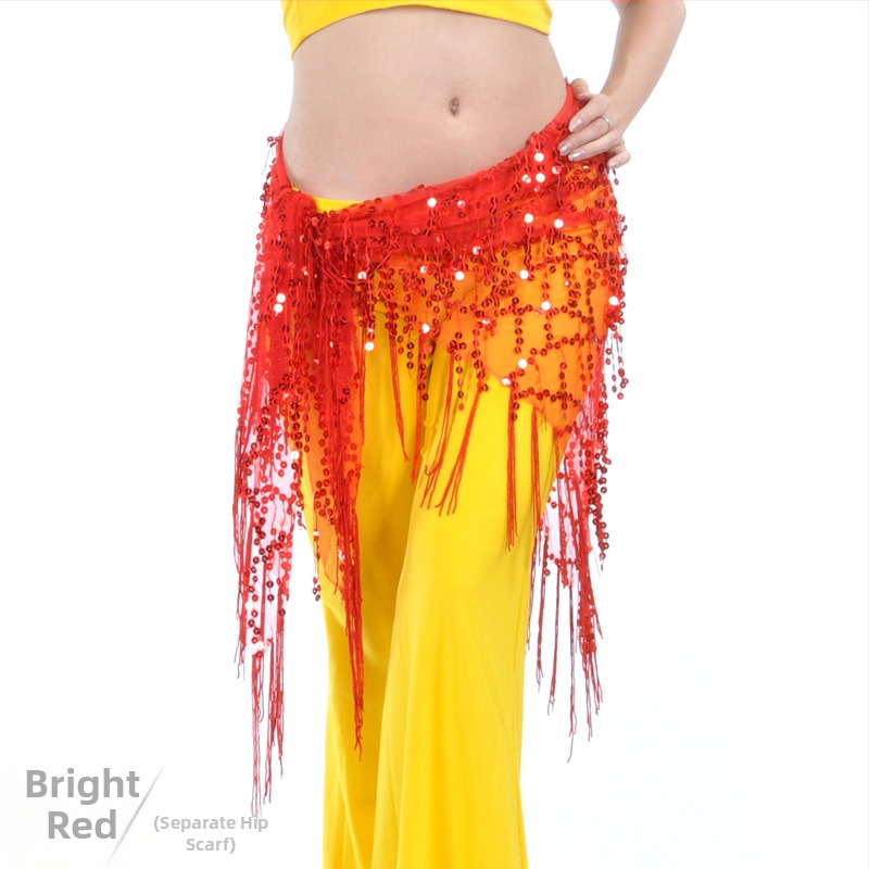 Облекло за Belly dance с ресни и пайети, мрежест нейлон 100%, подплата: нейлон 100%, унисекс за възрастни