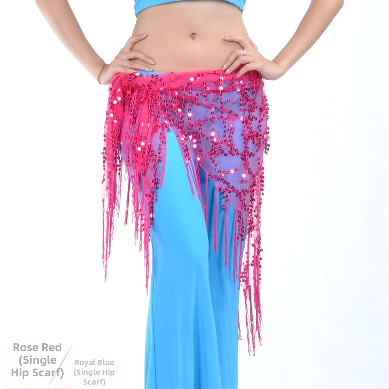 Облекло за Belly dance с ресни и пайети, мрежест нейлон 100%, подплата: нейлон 100%, унисекс за възрастни