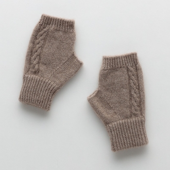 Kašmyro pirštinės, pusiau pirštinės, šiltos, universalios, storo mezginio pynė