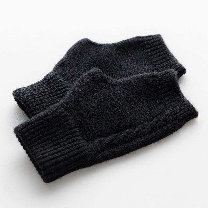 Kašmyro pirštinės, pusiau pirštinės, šiltos, universalios, storo mezginio pynė