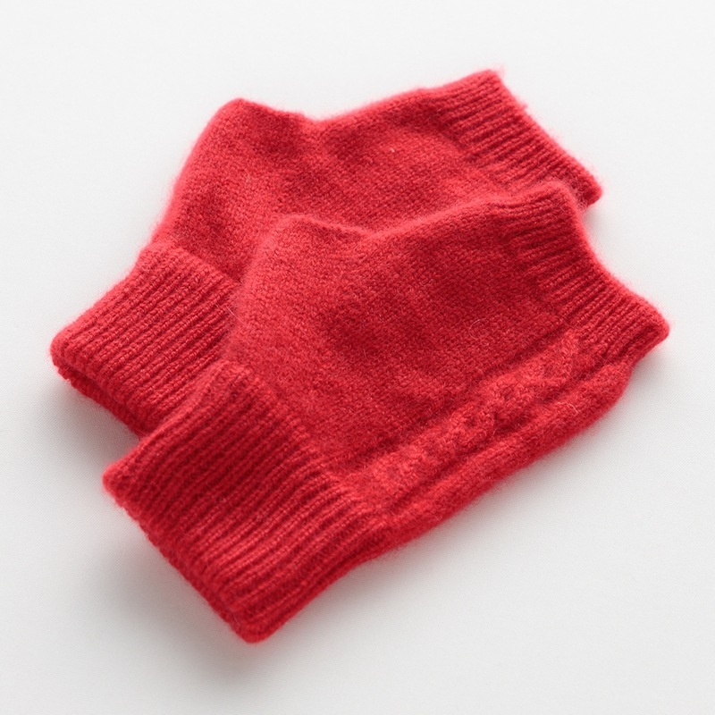 Kašmyro pirštinės, pusiau pirštinės, šiltos, universalios, storo mezginio pynė