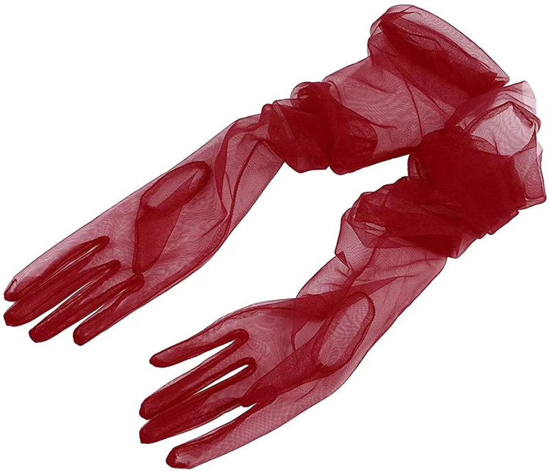 Costum-bodi pentru rol infirmieră cu dantelă, panouri din plasă, funda, design transparent în formă de inimă, pălărie de asistentă