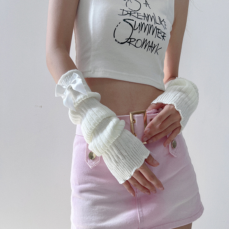 Плетени ръкави за ръце – топли, едноцветни, женски стил, плетено изделие, подходящи за зима, пролет и есен