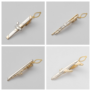 Divu tonnu kaklasaistes klips; materiāls: vara; motīvi: muzikālais instruments, lidmašīna, burāšana; stils: plakana galva; universāls; apstrāde: elektroplakēšana; izcelsme: Zhejiang