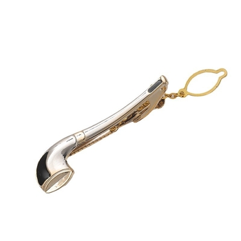 Divu tonnu kaklasaistes klips; materiāls: vara; motīvi: muzikālais instruments, lidmašīna, burāšana; stils: plakana galva; universāls; apstrāde: elektroplakēšana; izcelsme: Zhejiang