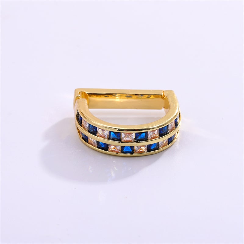 Kaklasaistes klips ar dubultām cirkoniem, 925 sudrabs, universāls