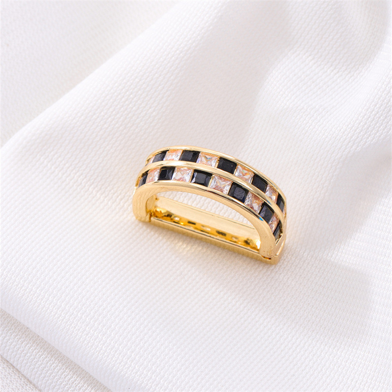 Kaklasaistes klips ar dubultām cirkoniem, 925 sudrabs, universāls