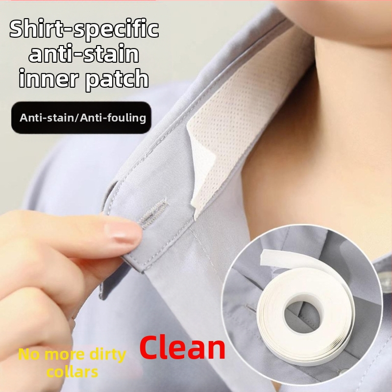 Etichetă autoadezivă pentru guler — de unică folosință, absorbție a transpirației, protecție împotriva petelor și murdăriei, bază din material nețesut cu fibre ascuțite