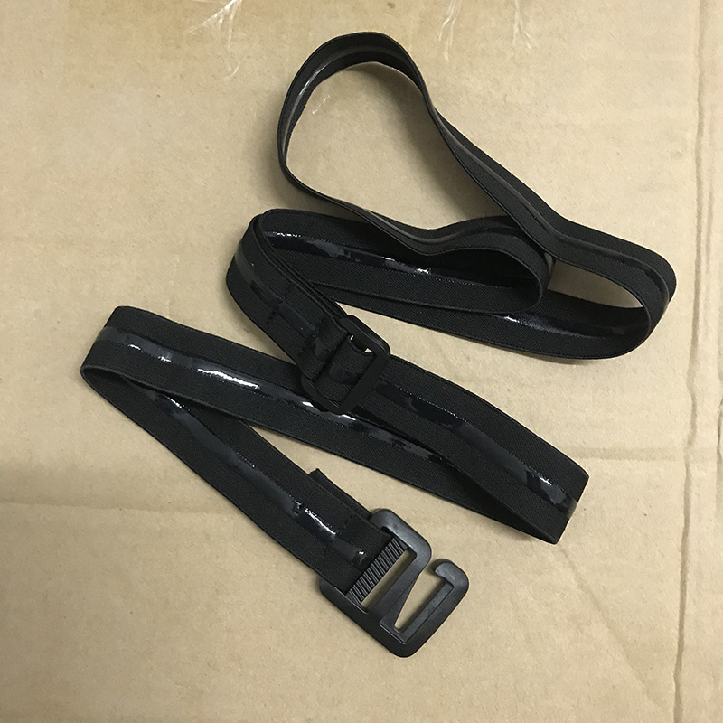 Centură antiaderentă pentru cămașă cu curea de fixare (Material: Țesătură; Material cataramă: Țesătură; Închidere: nasture)