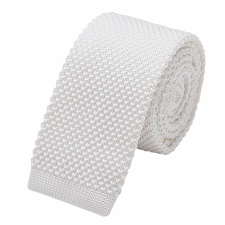 Pletene kravata, s ravnim vrhom, unisex, Jacquard tkanina, neformalnog stila