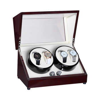 Κουτί για ρολόγια με αυτόματο περιστρεφόμενο μηχανισμό – PU δέρμα με επένδυση φλάνελ, πυκνή σανίδα, hardware; προσαρμοζόμενη επεξεργασία; διαθέσιμη ιδιωτική ετικέτα