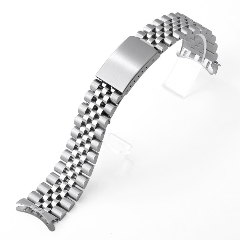 Remen od nehrđajućeg čelika za sat s pet kuglica i sklopnim kopčom, univerzalna kompatibilnost, proljeće 2024