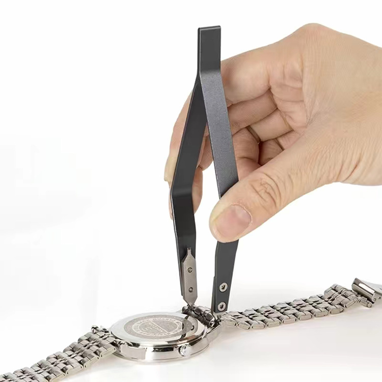 Εργαλείο επισκευής ρολογιών με λαβίδες V-τύπου για τα αυτιά, αποσυναρμολογητές σε σχήμα U και Y · wanlee, κράμα χάλυβα, 1 τεμάχιο, για επιτραπέζια επισκευή