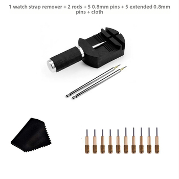 Σετ εργαλείων ρύθμισης μεταλλικού λουριού ρολογιού, 14 τεμάχια, κατασκευασμένο από ανοξείδωτο χάλυβα 304 και χαλκό, για οικιακή χρήση, καθαρό βάρος 0,45 kg