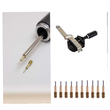 Σετ εργαλείων ρύθμισης μεταλλικού λουριού ρολογιού, 14 τεμάχια, κατασκευασμένο από ανοξείδωτο χάλυβα 304 και χαλκό, για οικιακή χρήση, καθαρό βάρος 0,45 kg