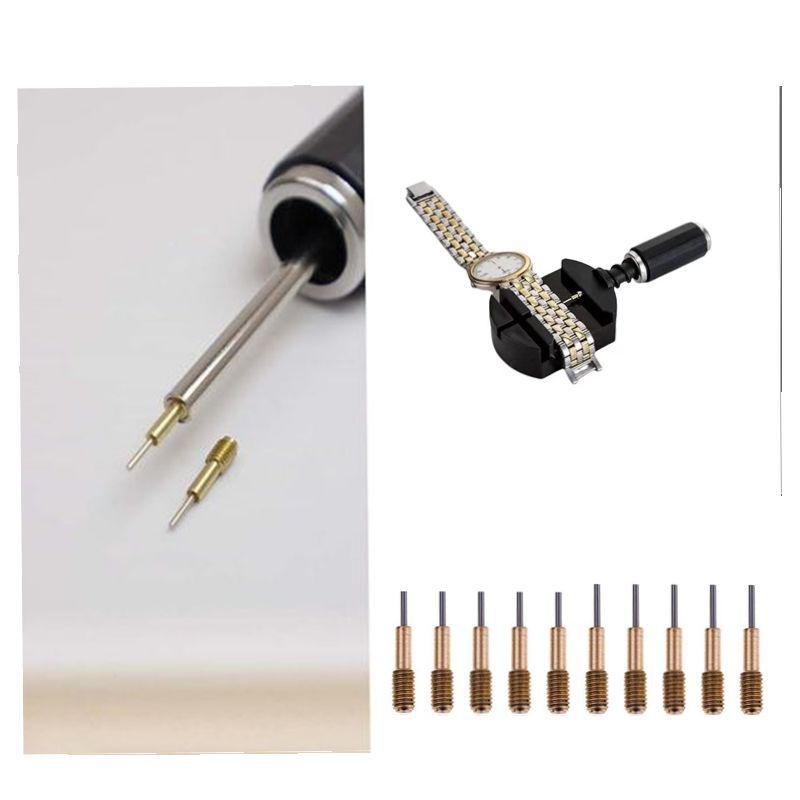 Σετ εργαλείων ρύθμισης μεταλλικού λουριού ρολογιού, 14 τεμάχια, κατασκευασμένο από ανοξείδωτο χάλυβα 304 και χαλκό, για οικιακή χρήση, καθαρό βάρος 0,45 kg