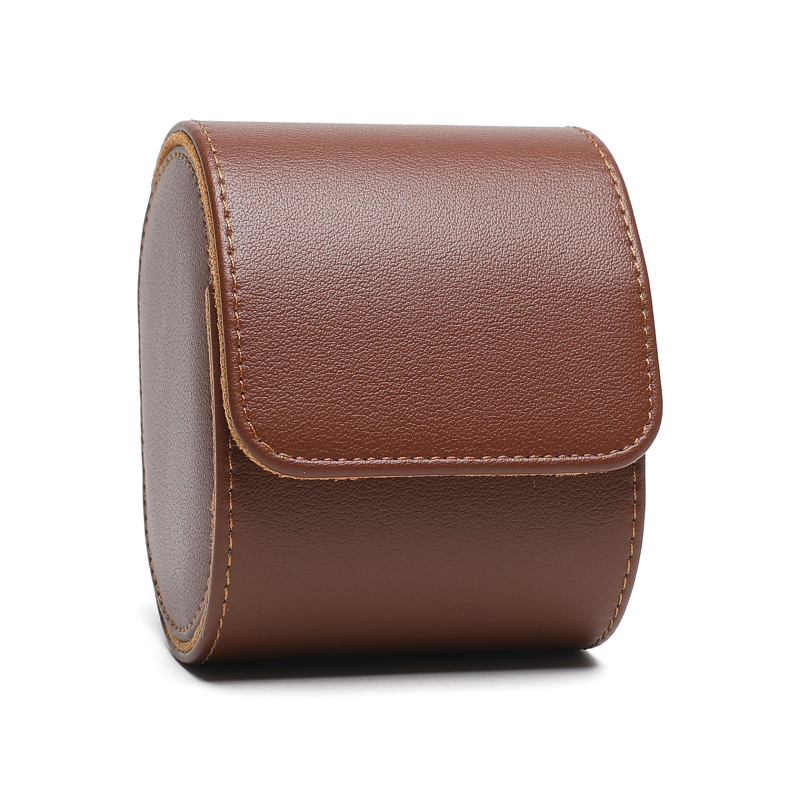 Κουτί αποθήκευσης ρολογιών από PU δέρμα με υφή Napa, χειροποίητο, 3 θέσεων