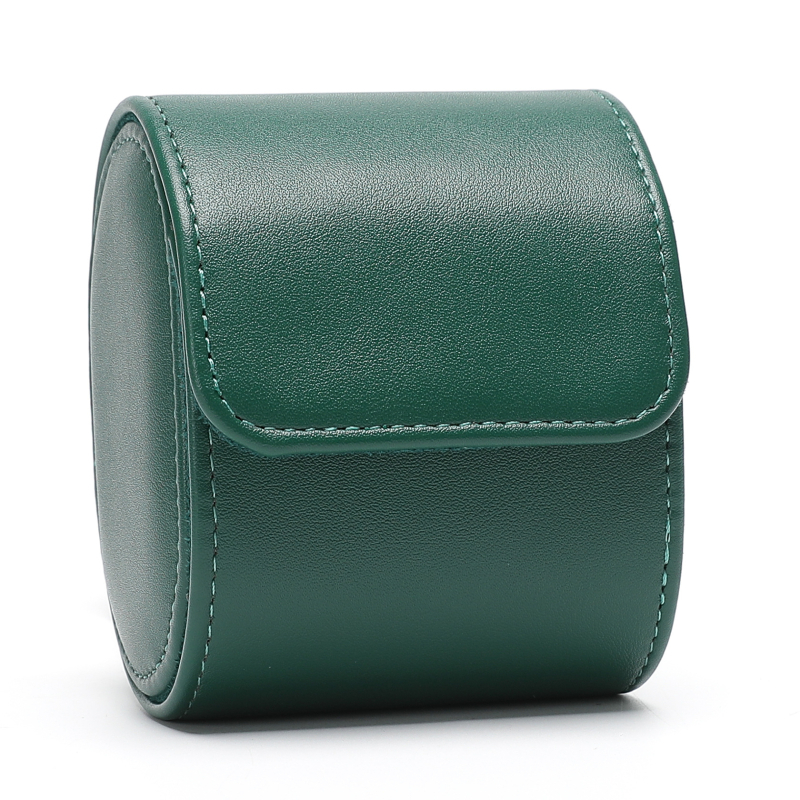 Κουτί αποθήκευσης ρολογιών από PU δέρμα με υφή Napa, χειροποίητο, 3 θέσεων