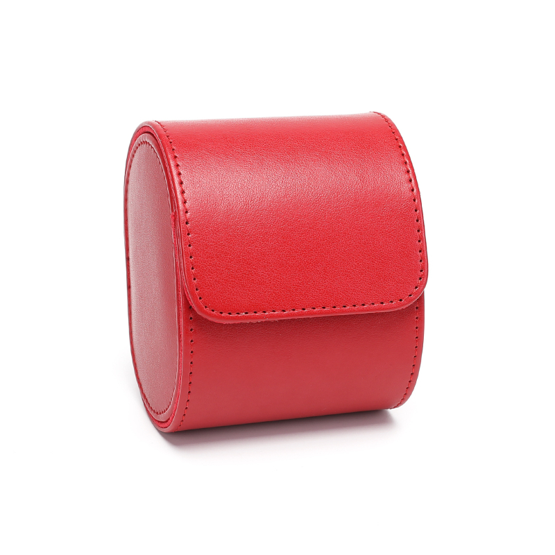 Κουτί αποθήκευσης ρολογιών από PU δέρμα με υφή Napa, χειροποίητο, 3 θέσεων