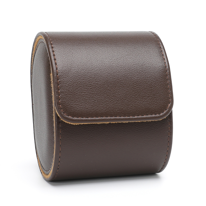 Κουτί αποθήκευσης ρολογιών από PU δέρμα με υφή Napa, χειροποίητο, 3 θέσεων