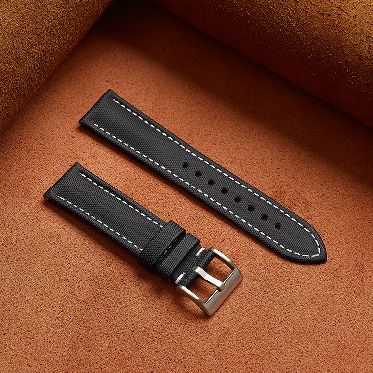 Remienok na hodinky z pravej kože, s rýchlym uvoľnením, kompatibilný s Huawei a Samsung — originálny dizajn, jar 2025