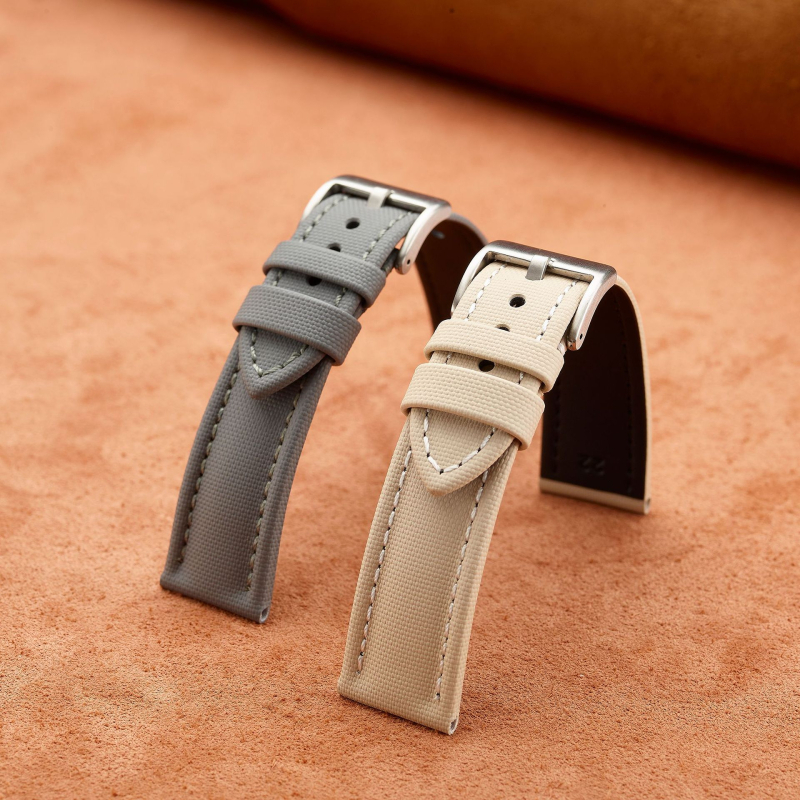 Remen za sat od prave kože s brzim otpuštanjem, kompatibilan s Huawei i Samsung — originalni dizajn, proljeće 2025